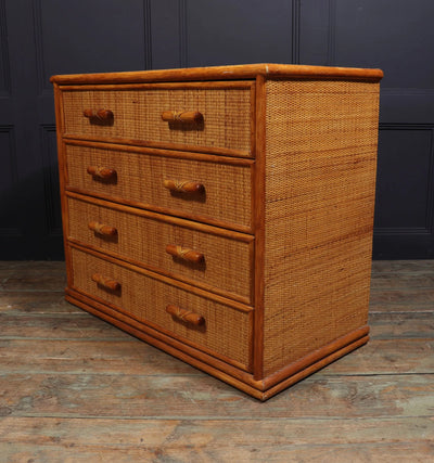 Mid century Bamboo Chest c1970