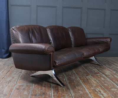 De Sede DS-31 Three-Seater Sofa in Leather, Switzerland, c.1970s