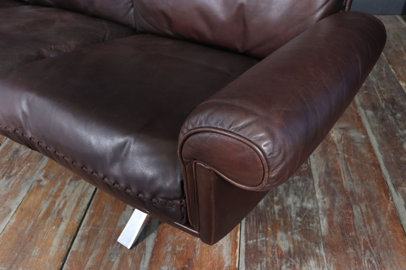 De Sede DS-31 Three-Seater Sofa in Leather, Switzerland, c.1970s