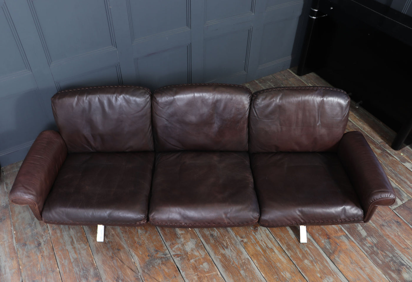 De Sede DS-31 Three-Seater Sofa in Leather, Switzerland, c.1970s