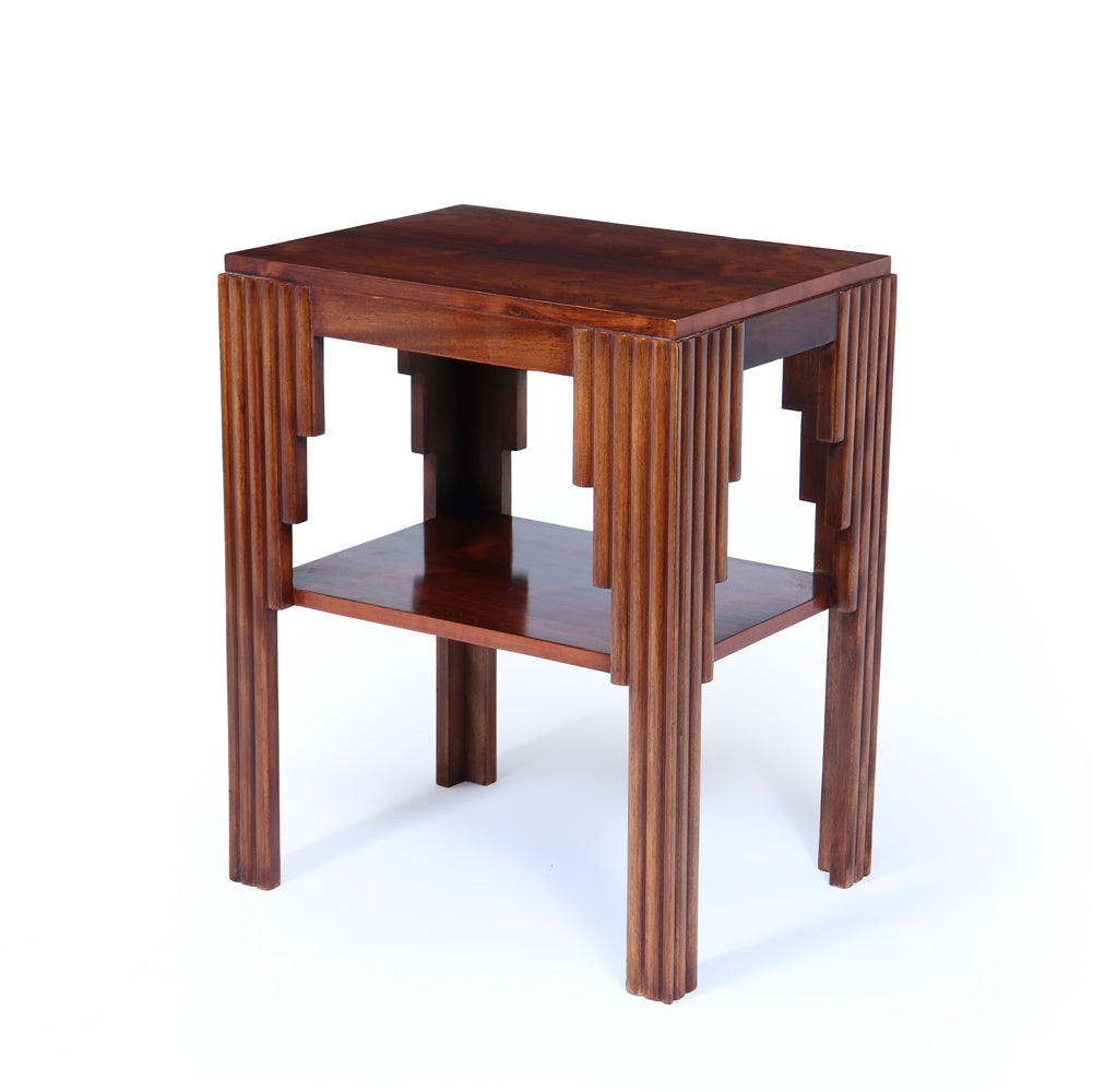 Art Deco End Table in Rosewood
