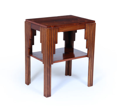 Art Deco End Table in Rosewood