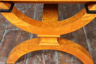 Art Deco Sycamore and Karelian Birch Coffee Table