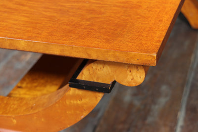 Art Deco Sycamore and Karelian Birch Coffee Table