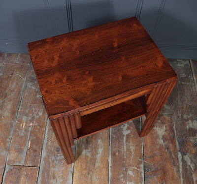 Art Deco End Table in Rosewood