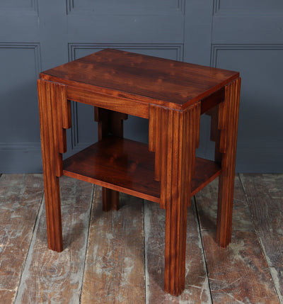 Art Deco End Table in Rosewood