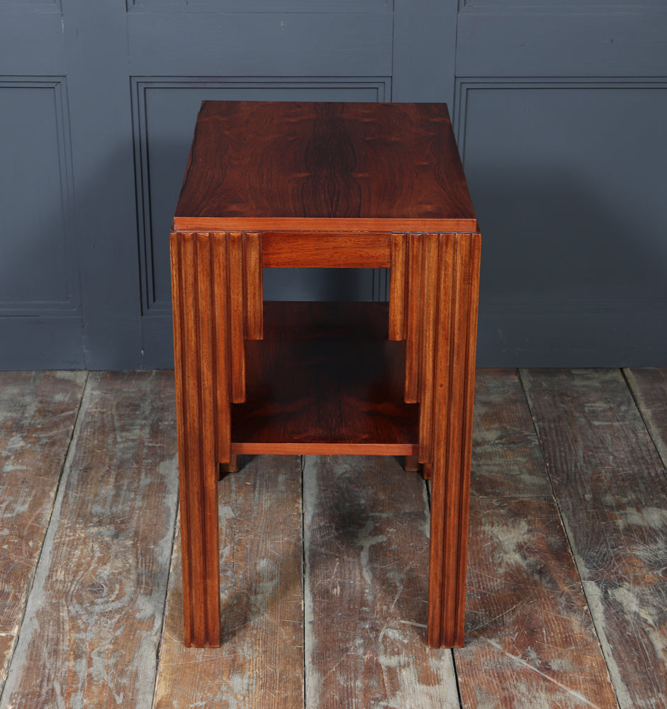 Art Deco End Table in Rosewood