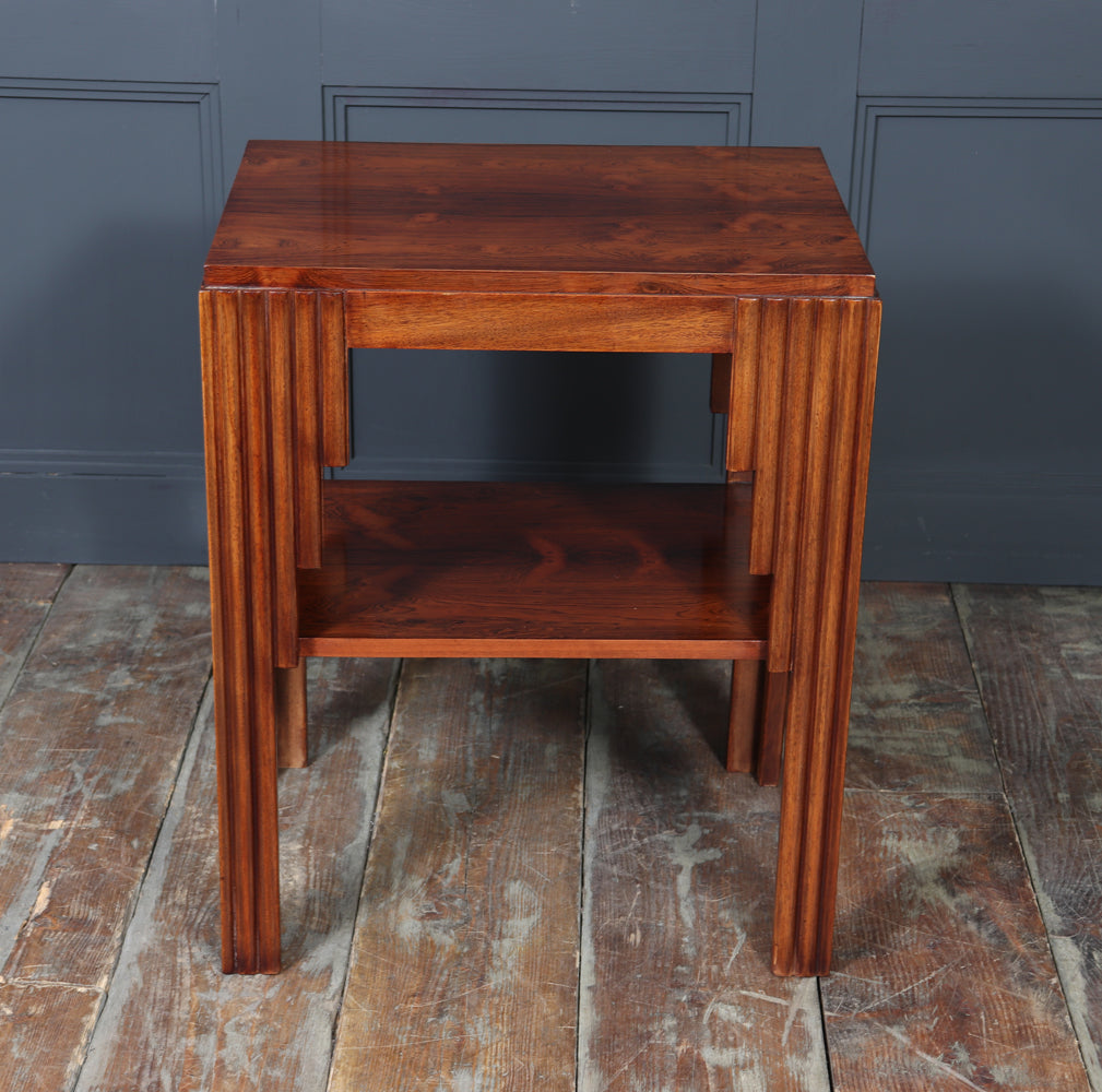 Art Deco End Table in Rosewood