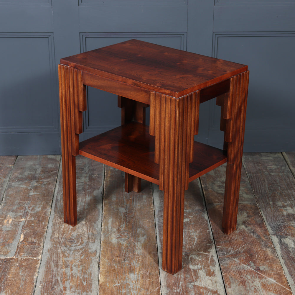 Art Deco End Table in Rosewood
