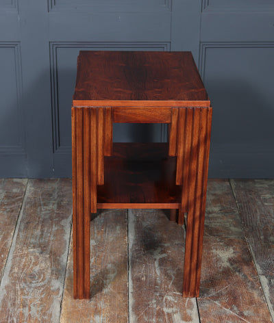Art Deco End Table in Rosewood