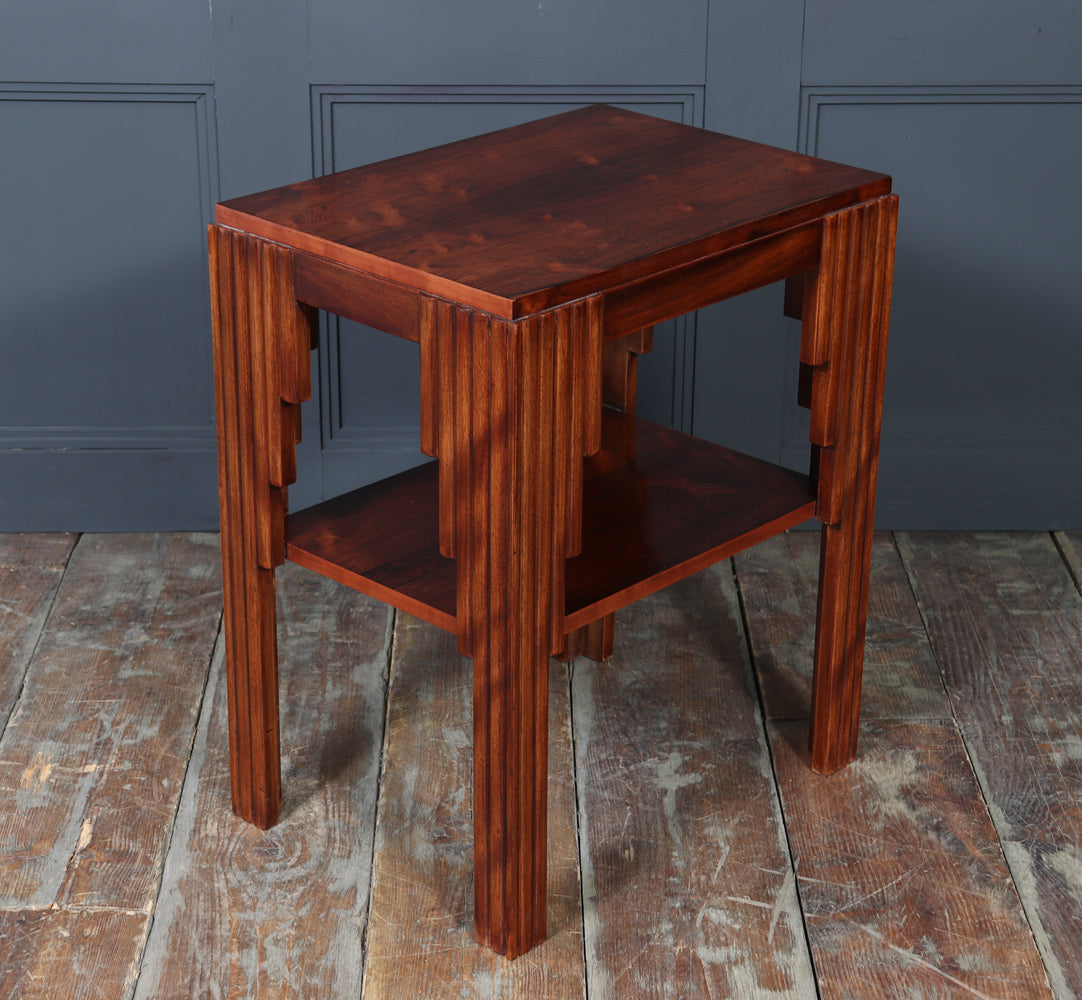 Art Deco End Table in Rosewood