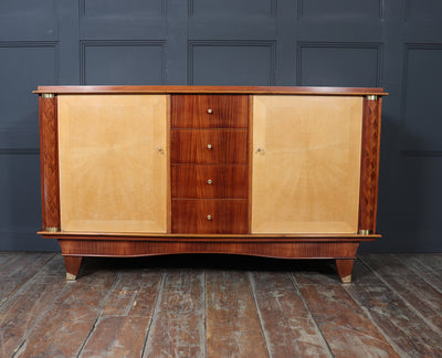 French Art Deco Rosewood and Oak Sideboard