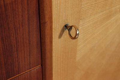 French Art Deco Rosewood and Oak Sideboard
