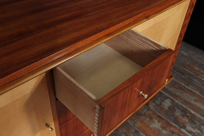 French Art Deco Rosewood and Oak Sideboard