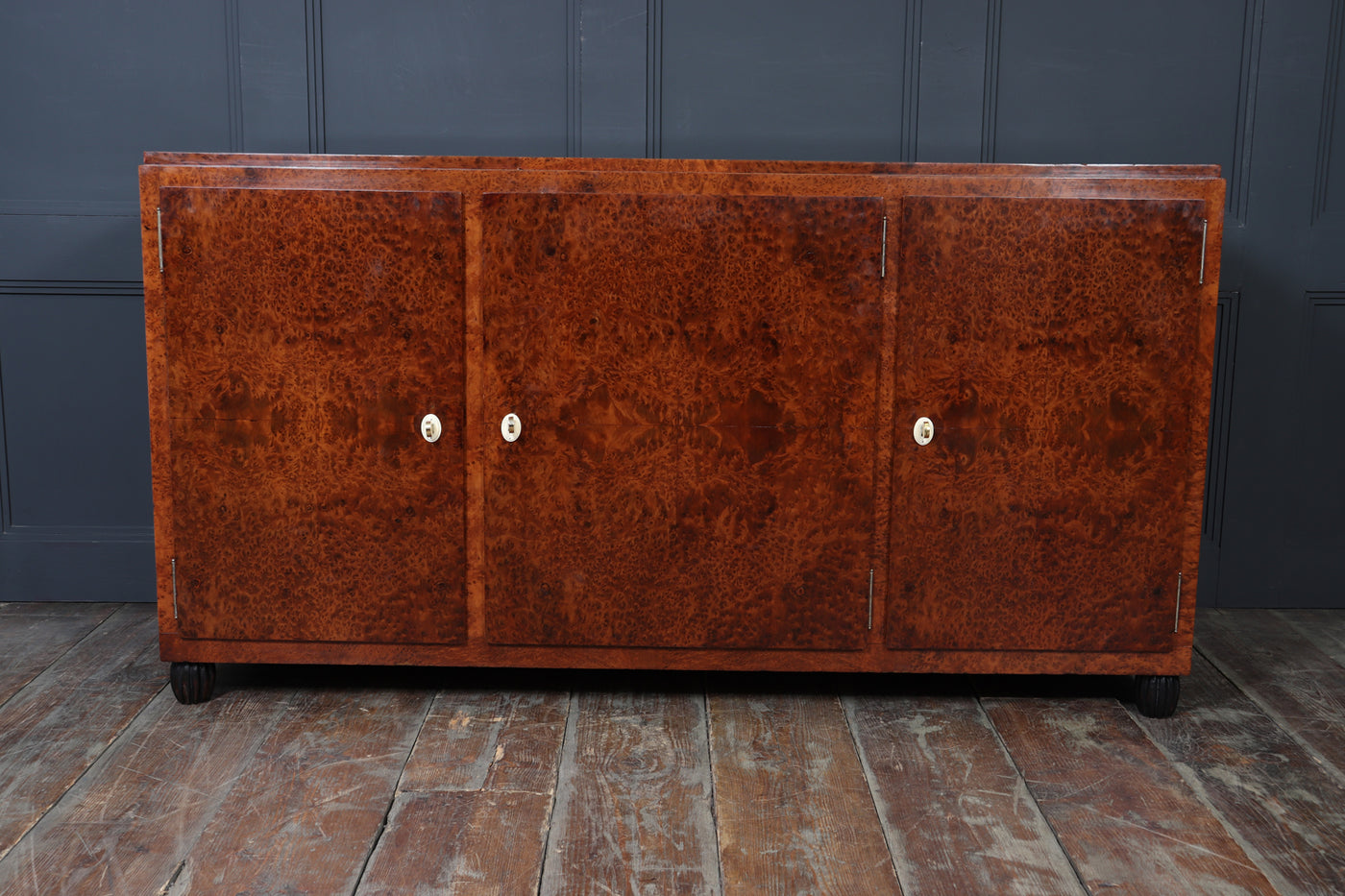 French Art Deco Thuya and Oak Sideboard