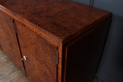 French Art Deco Thuya and Oak Sideboard