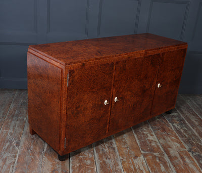 French Art Deco Thuya and Oak Sideboard