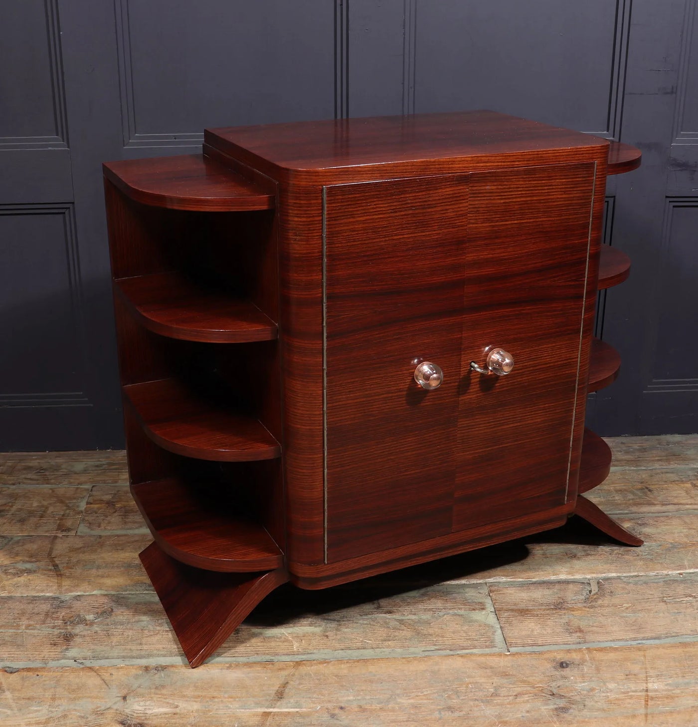 French Art Deco Rosewood Cabinet