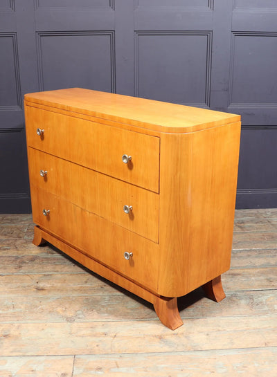 Art Deco chest of Drawers in Cherry