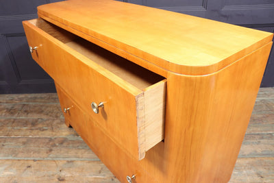 Art Deco chest of Drawers in Cherry