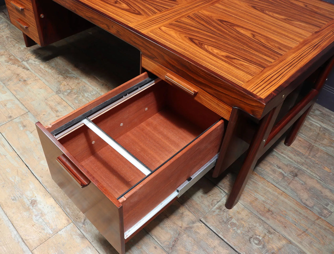 Danish Rosewood Desk by Arne Vodder for Sibast