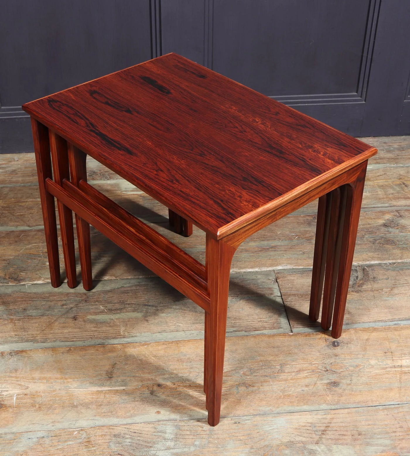 Mid Century Danish Rosewood Nest of Tables