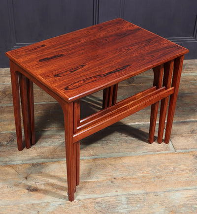 Mid Century Danish Rosewood Nest of Tables