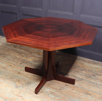 Italian Mid Century Dining Table in Rosewood