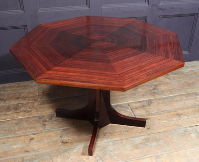 Italian Mid Century Dining Table in Rosewood