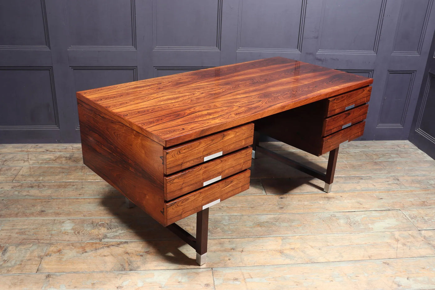 MID CENTURY DESK DANISH EP401 BY EIGIL PEDERSEN C1960