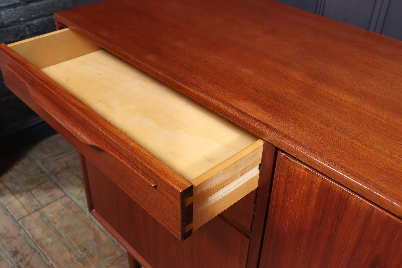 Mid Century Swiss Teak Sideboard