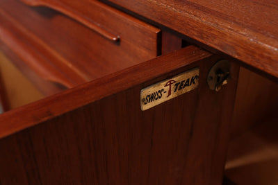 Mid Century Swiss Teak Sideboard