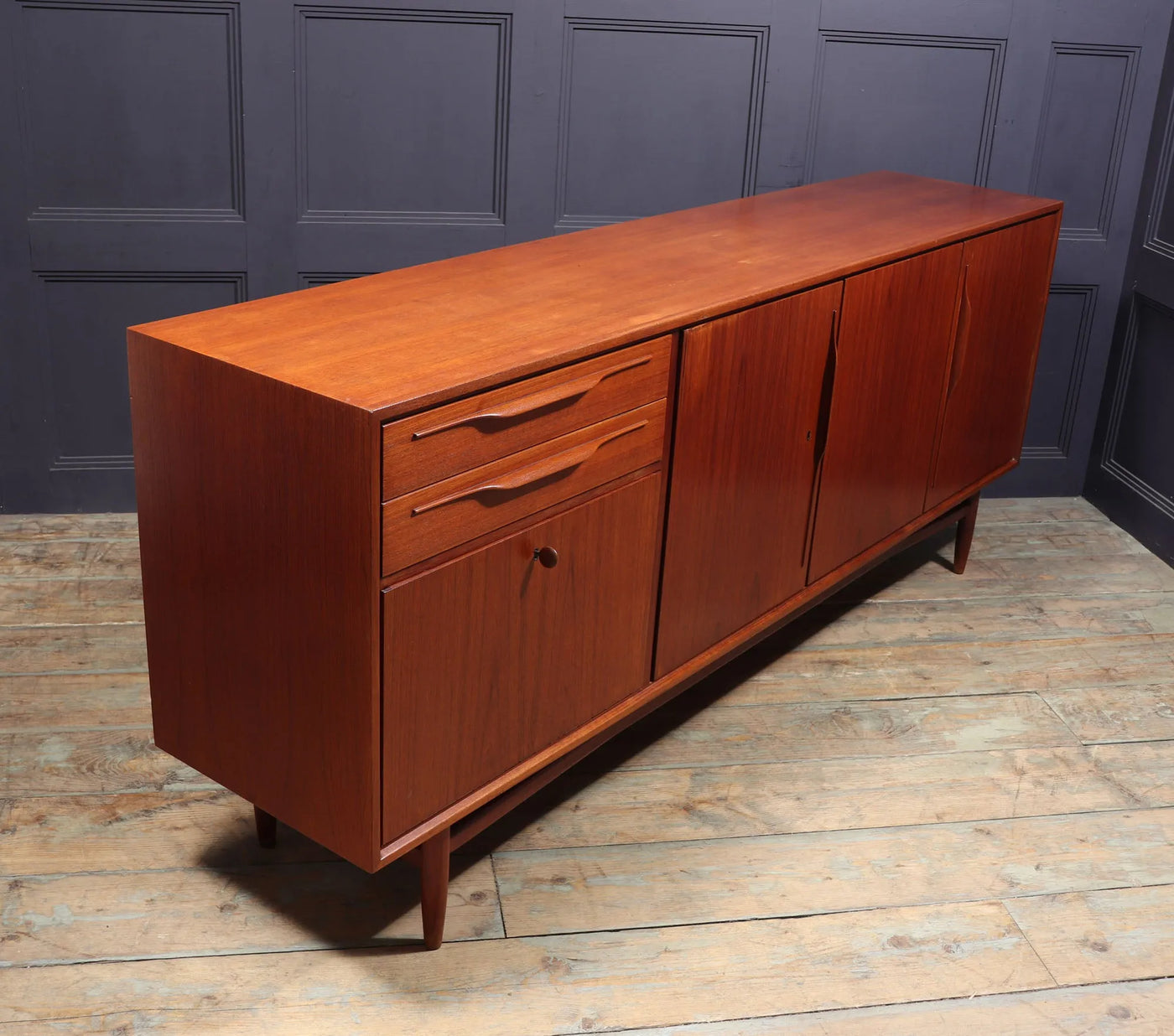 Mid Century Swiss Teak Sideboard