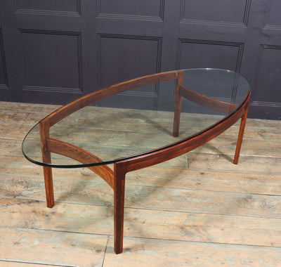 Mid Century Rosewood Frame  Coffee Table