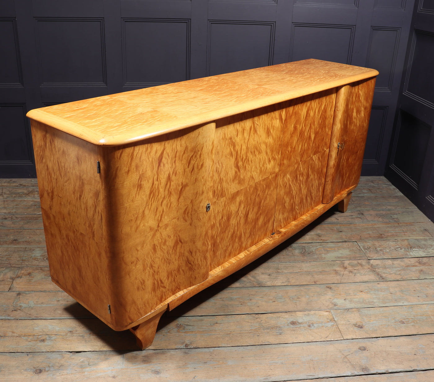 Quilted Maple Sideboard c1940