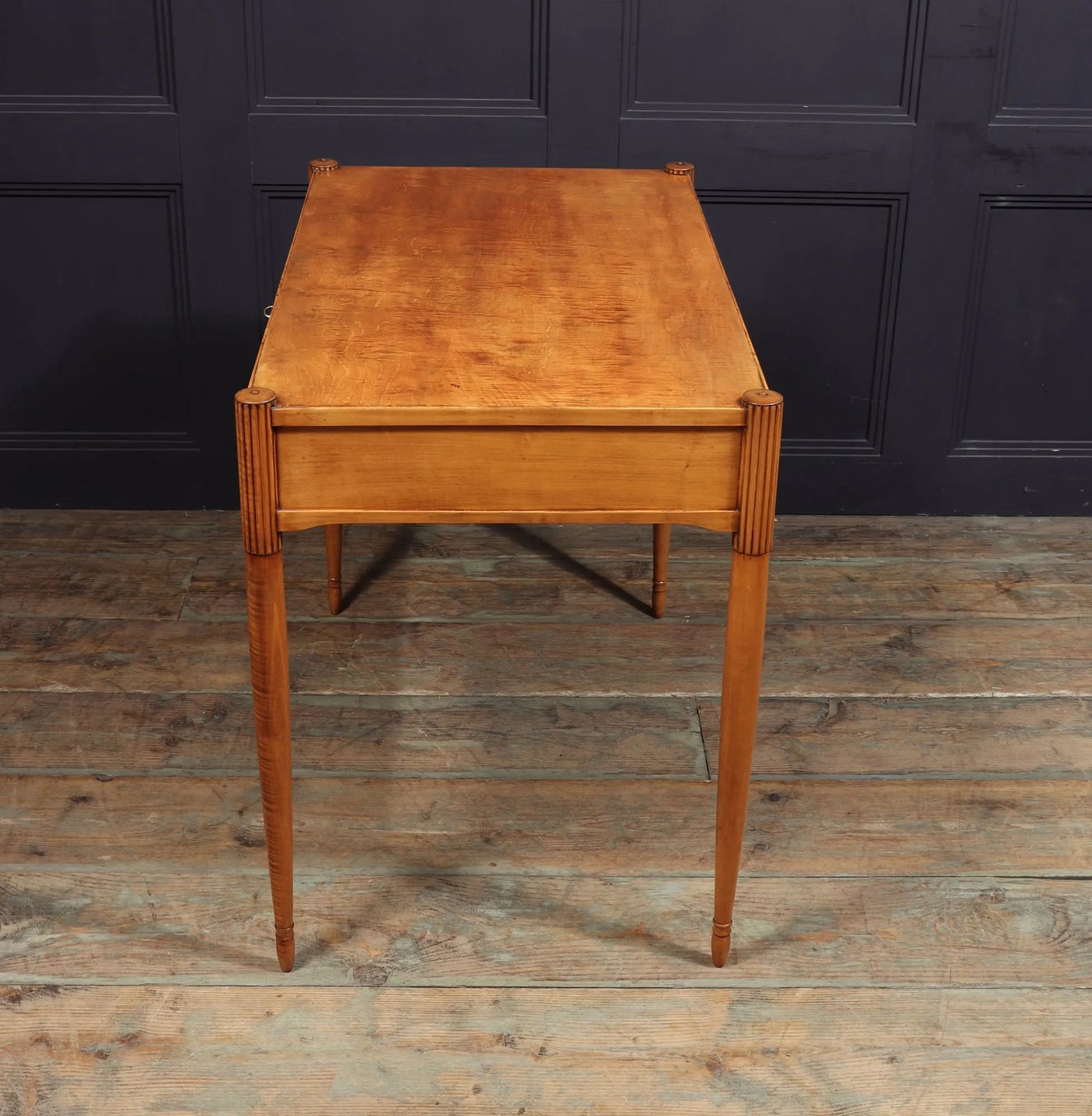 French Art Deco Writing Desk in Sycamore