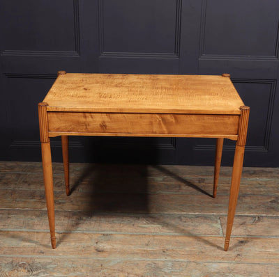 French Art Deco Writing Desk in Sycamore