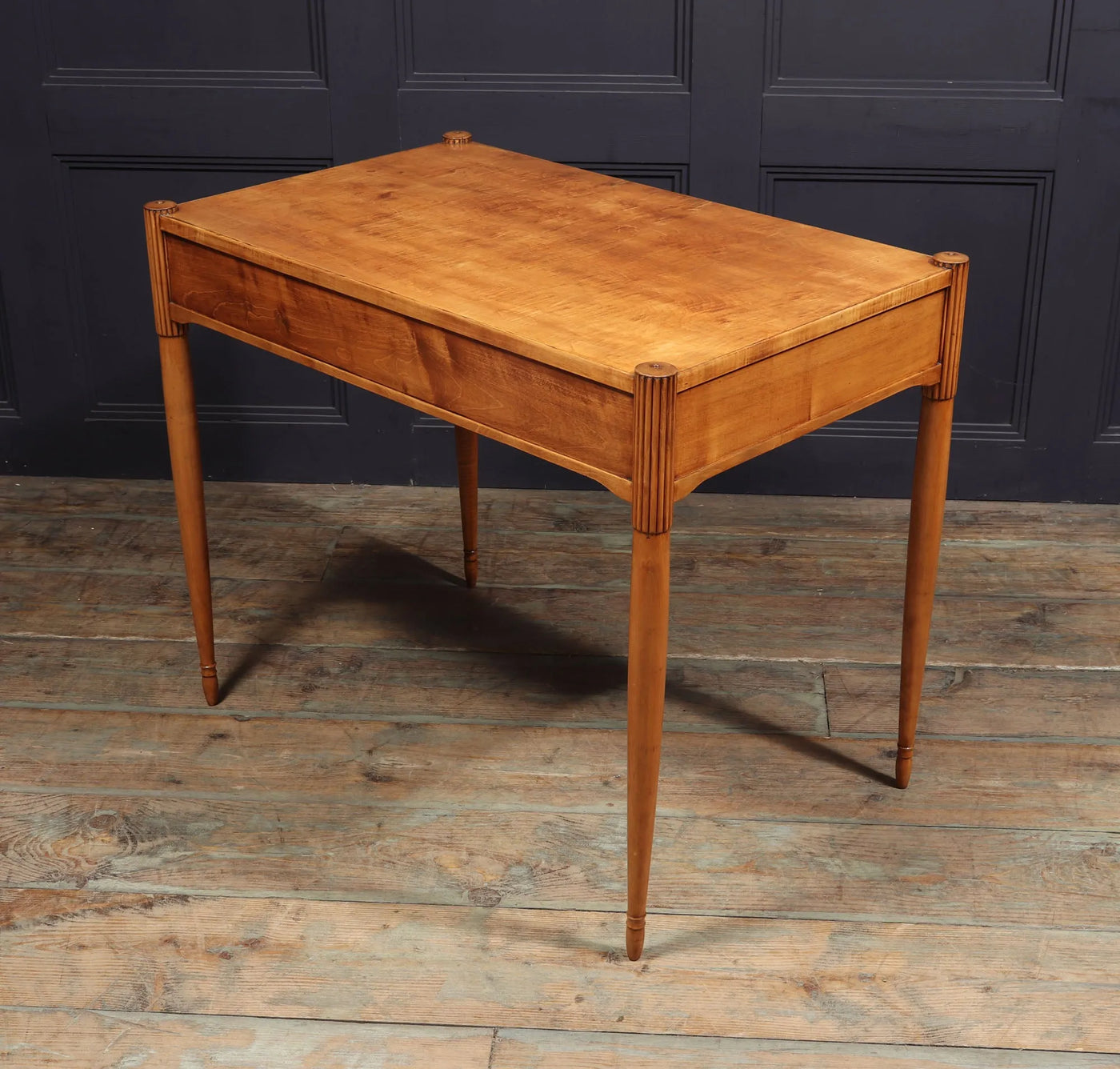 French Art Deco Writing Desk in Sycamore