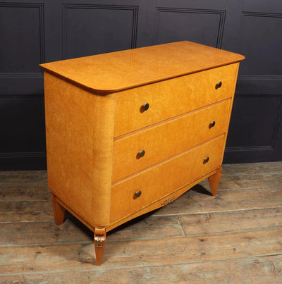 Vintage Chest of Drawers in Karelian Birch