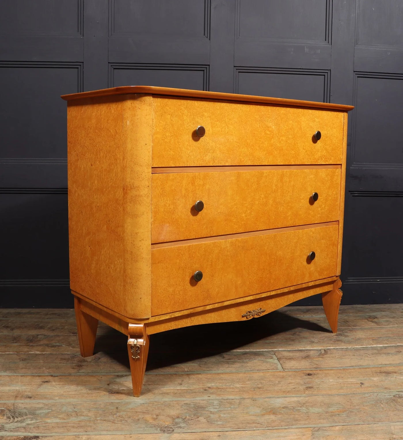 Vintage Chest of Drawers in Karelian Birch