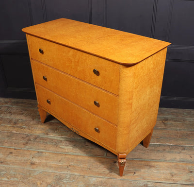 Vintage Chest of Drawers in Karelian Birch