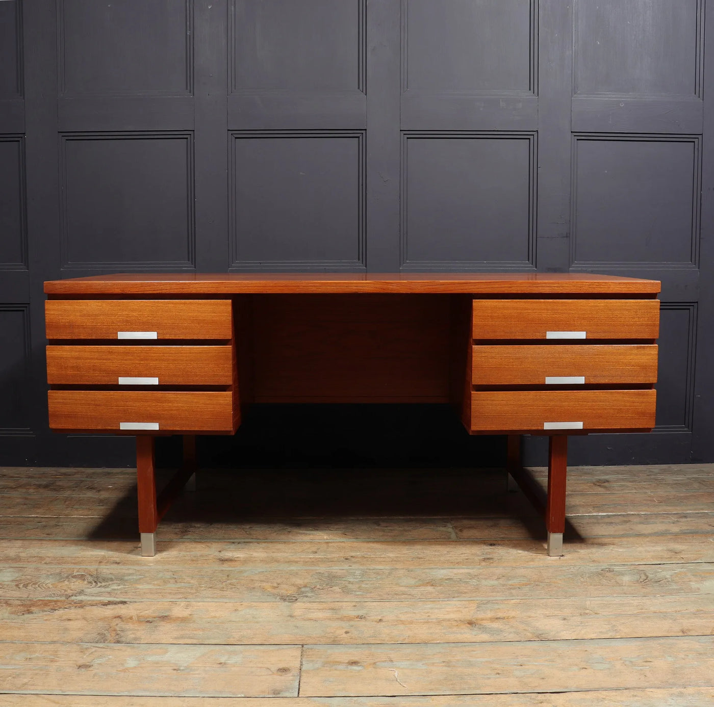 Mid Century Danish Desk EP401 in Teak