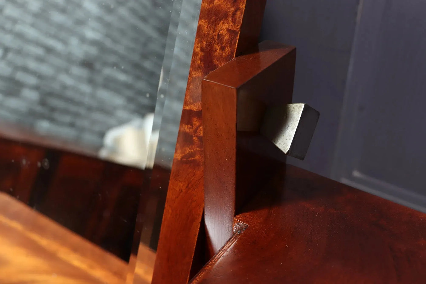 French Art Deco Dressing Table in  Walnut