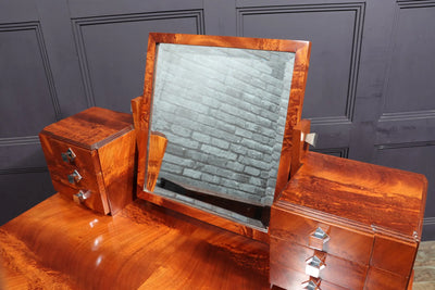 French Art Deco Dressing Table in  Walnut