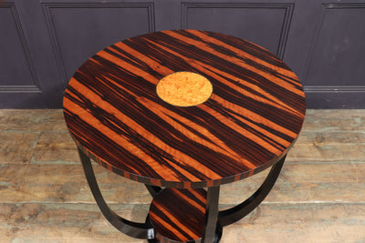 French Art Deco Macassar Ebony side Table