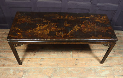 Antique Chinese Chinoiserie Table c1890