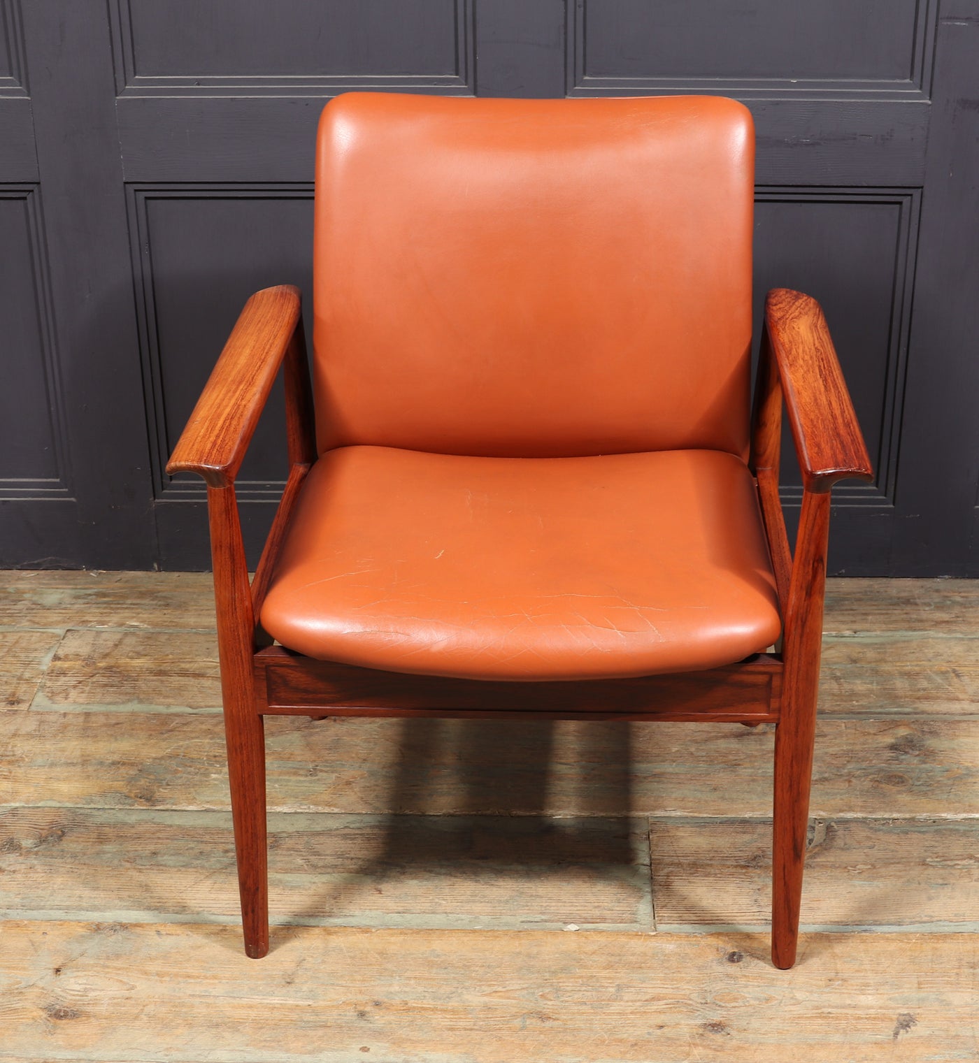 Mid Century Danish Desk Chair 209 by Finn Juhl for Cado