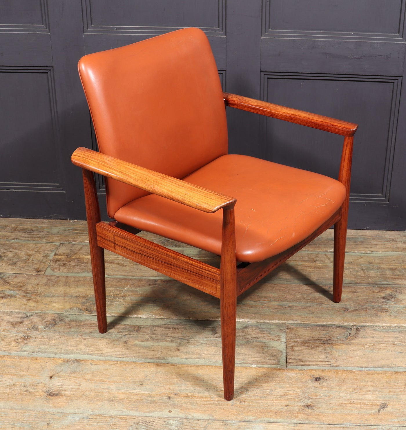 Mid Century Danish Desk Chair 209 by Finn Juhl for Cado