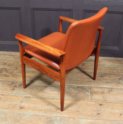 Mid Century Danish Desk Chair 209 by Finn Juhl for Cado