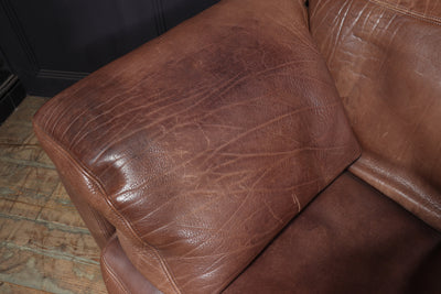 A Brown leather DS17 Sofa by DeSede